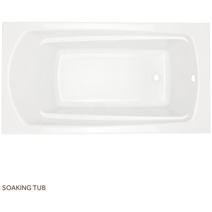 SHBDS6032WH Bradenton 60'' x 32'' Soaking Tub - White