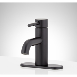 SIG483803 Lexia Single Hole Bathroom Faucet - Matte Black