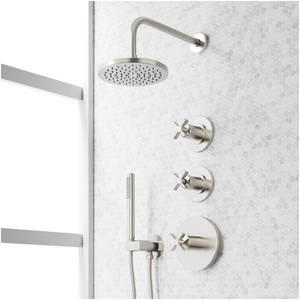 SIG498396 Vassor Shower System Shower Faucet - Brushed Nickel