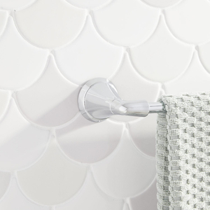 SHPR24TBCP Provincetown Towel Bar Bathroom Accessory - Polished Chrome