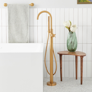 SIG484050 Vassor Freestanding Tub Faucet - Brushed Gold