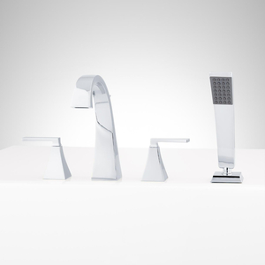 SIG448553 Vilamonte Deck Mount With Handshower Tub Faucet - Chrome