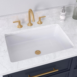 SHU1713WH Destin Undermount Style Bathroom Sink - White