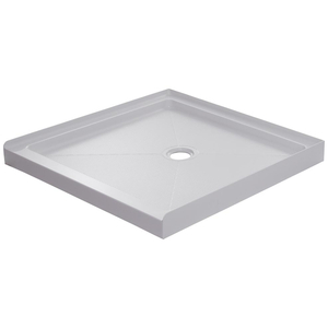 SHSB3636WH Single Threshold Up To 42" Shower Base - White
