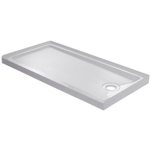 SHSB6032RWH Single Threshold 48'' and Larger Shower Base - White