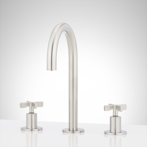 SHWSCVA807ZBN Vassor 8'' Widespread Bathroom Faucet - Brushed Nickel