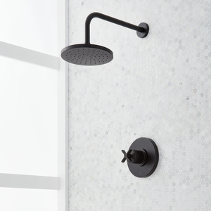 SIG484033 Vassor Shower System Shower Faucet - Matte Black