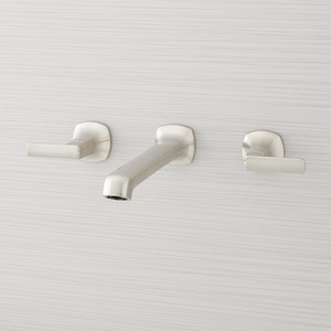 SIG497483 Sefina Wall Mount Whirlpool Faucet Tub Faucet - Brushed Nickel