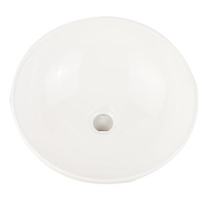 SHSR100WH Sarasota Vessel Style Bathroom Sink - White