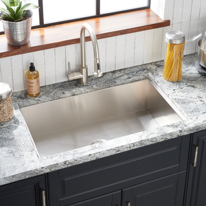 SHSKDMA1BZ1 Sitka Stainless Steel Dual Mount Single Bowl Kitchen Sink - Stainless Steel