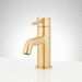 Signature Hardware SHWSCLE107BG Brushed Gold Single Hole Bathroom Sink Faucet