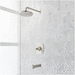 Signature Hardware SIG497471 Brushed Nickel Single Handle Tub & Shower Faucet