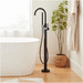 Signature Hardware SIG483811 Matte Black Freestanding Tub Filler