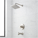 Signature Hardware SIG482792 Brushed Nickel Tub & Shower Faucet Trim Kit
