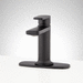 Signature Hardware SIG482772 Matte Black Single Hole Bathroom Sink Faucet