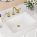 Signature Hardware SHCRU1812WH White Undermount Bathroom Sink