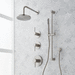 Signature Hardware SIG483773 Brushed Nickel Shower System