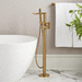 Signature Hardware SIG488286 Brushed Gold Freestanding Tub Filler