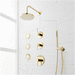 Signature Hardware SIG497996 Polished Brass Shower System