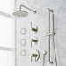 Signature Hardware SIG559398 Polished Nickel Shower System