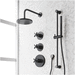 Signature Hardware SIG498400 Matte Black Shower System
