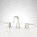 Signature Hardware SHWSCLE809PN Polished Nickel 8'' Widespread Bathroom Sink Faucet
