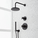 Signature Hardware SIG484045 Matte Black Shower System