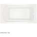 Signature Hardware SHBDW6032WH White 60'' x 32'' Whirlpool Bath