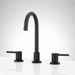 Signature Hardware SHWSCLE807MB Matte Black 8'' Widespread Bathroom Sink Faucet