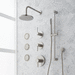 Signature Hardware SIG483790 Brushed Nickel Shower System