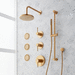 Signature Hardware SIG483792 Brushed Gold Shower System