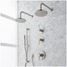 Signature Hardware SIG483781 Brushed Nickel Shower System