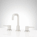 Signature Hardware SHWSCLE808ZBN Brushed Nickel 8'' Widespread Bathroom Sink Faucet