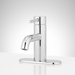 Signature Hardware SIG483799 Chrome Single Hole Bathroom Sink Faucet