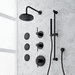 Signature Hardware SIG483791 Matte Black Shower System