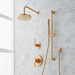 Signature Hardware SIG483763 Brushed Gold Shower System