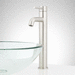 Signature Hardware SHWSCLE107LZBN Brushed Nickel Vessel Filler Bathroom Sink Faucet