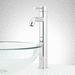 Signature Hardware SHWSCLE107LCP Chrome Vessel Filler Bathroom Sink Faucet