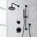 Signature Hardware SIG483762 Matte Black Shower System