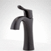 Signature Hardware SHWSCPR107MB Matte Black Single Hole Bathroom Sink Faucet