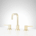 Signature Hardware SHWSCLE808PB Polished Brass 8'' Widespread Bathroom Sink Faucet