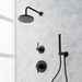 Signature Hardware SIG483766 Matte Black Shower System