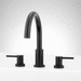 Signature Hardware SIG483814 Matte Black Deck Mount Tub Faucet