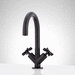 Signature Hardware SHWSCVA107MB Matte Black Single Hole Bathroom Sink Faucet