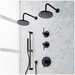 Signature Hardware SIG483782 Matte Black Shower System