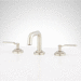 Signature Hardware SHWSCGU800ZBN Brushed Nickel 8'' Widespread Bathroom Sink Faucet
