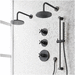 Signature Hardware SIG498410 Matte Black Shower System