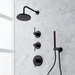 Signature Hardware SIG483770 Matte Black Shower System