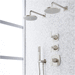 Signature Hardware SIG559236 Brushed Nickel Shower System