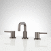 Signature Hardware SHWSCLE809GM Gunmetal 8'' Widespread Bathroom Sink Faucet